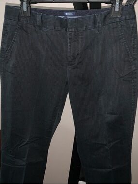 Gap Y2K Black Pin Striped Soft Stretch Pants 4R